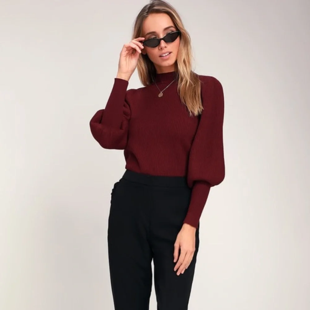 Balloon Sleeve Sweater - Picture 5 of 5